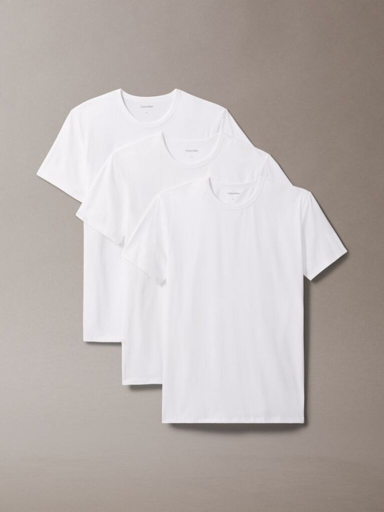 White 3 Pack Lounge T-shirts  Men