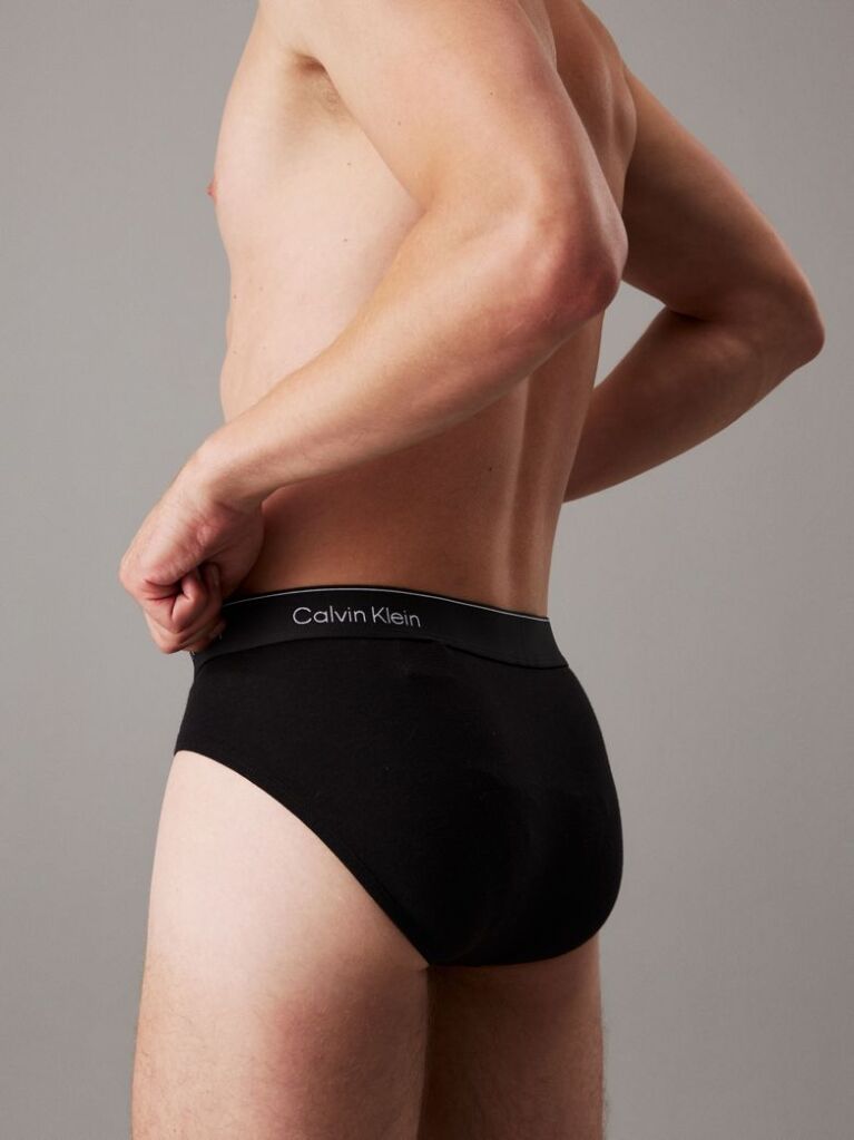 Multi 3 Pack Briefs - Icon Cotton Stretch  Men