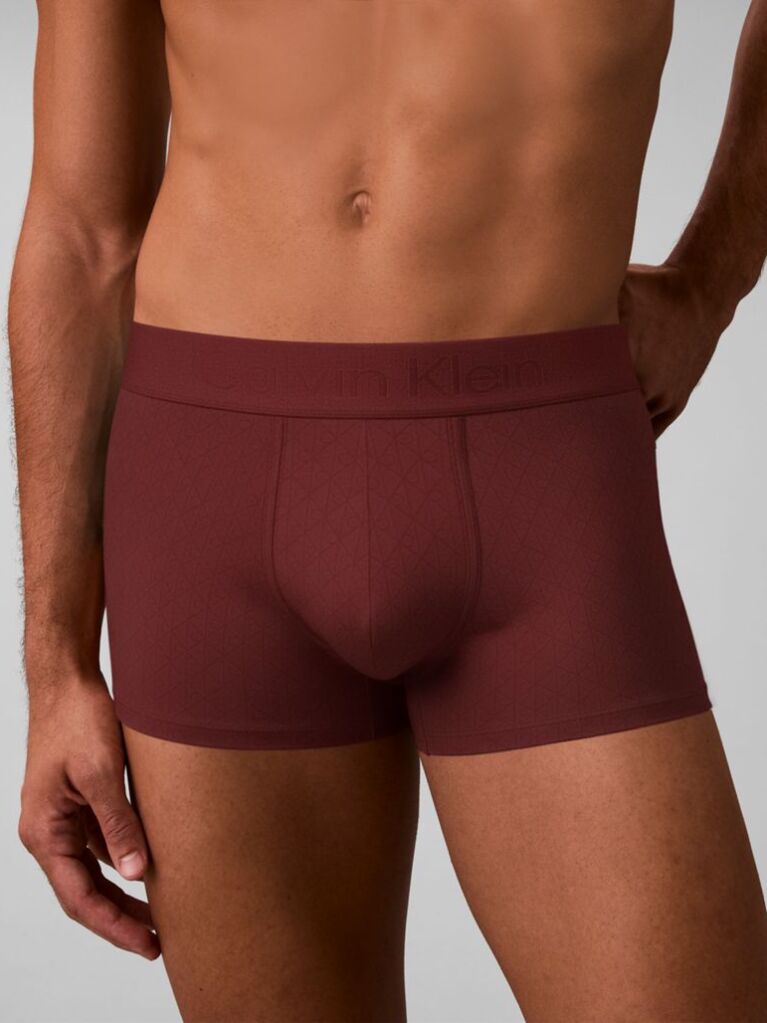 Κόκκινο Χαμηλόμεσο Μπόξερ - Micro Stretch Logo  Άνδρας