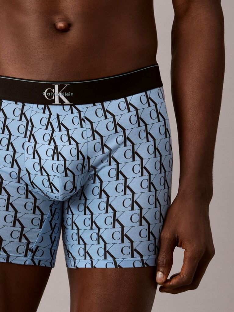 Multi Μπόξερ Από Ελαστικό Βαμβάκι Με Και Graphic Monogram Λογότυπο  Άνδρας