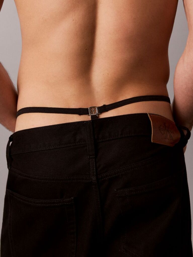 Black String Thong - Sculpt Lace  Men