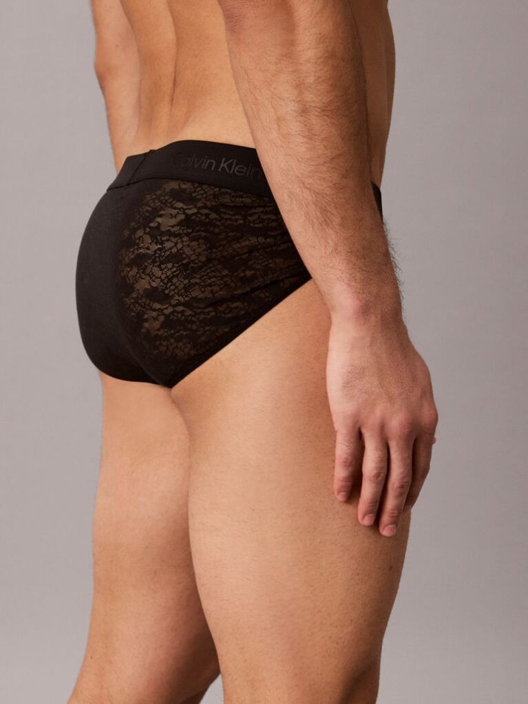 Black Sport Briefs - Sculpt Lace  Men