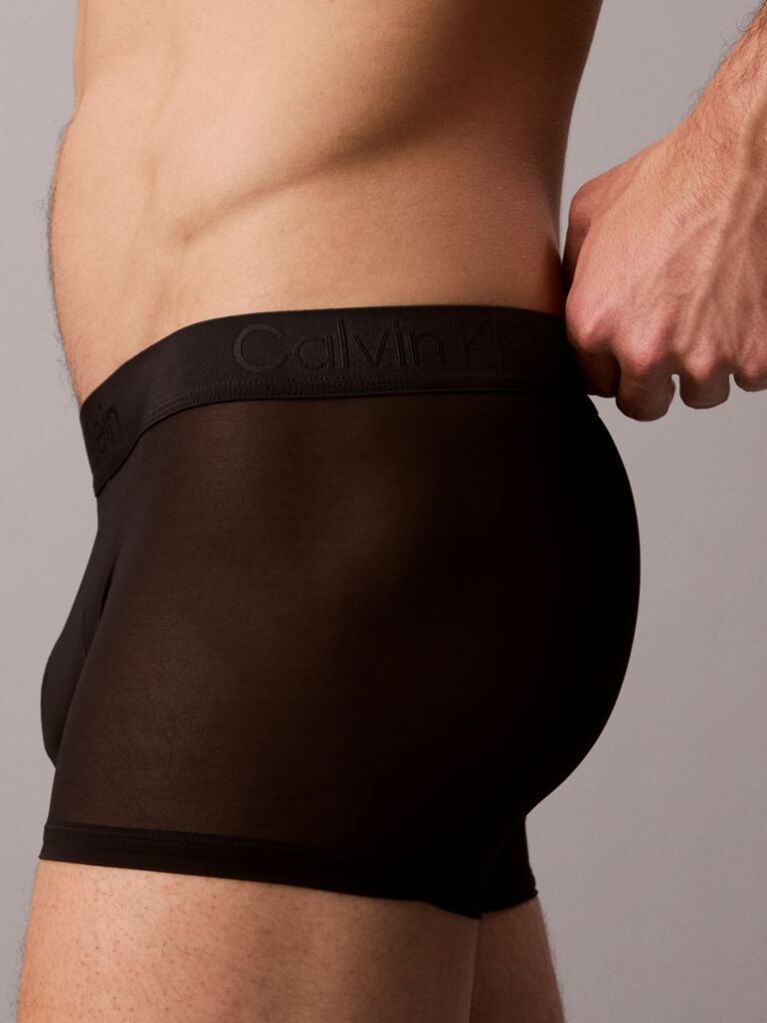 Black Trunks - CK Black Sheer Mesh  Men
