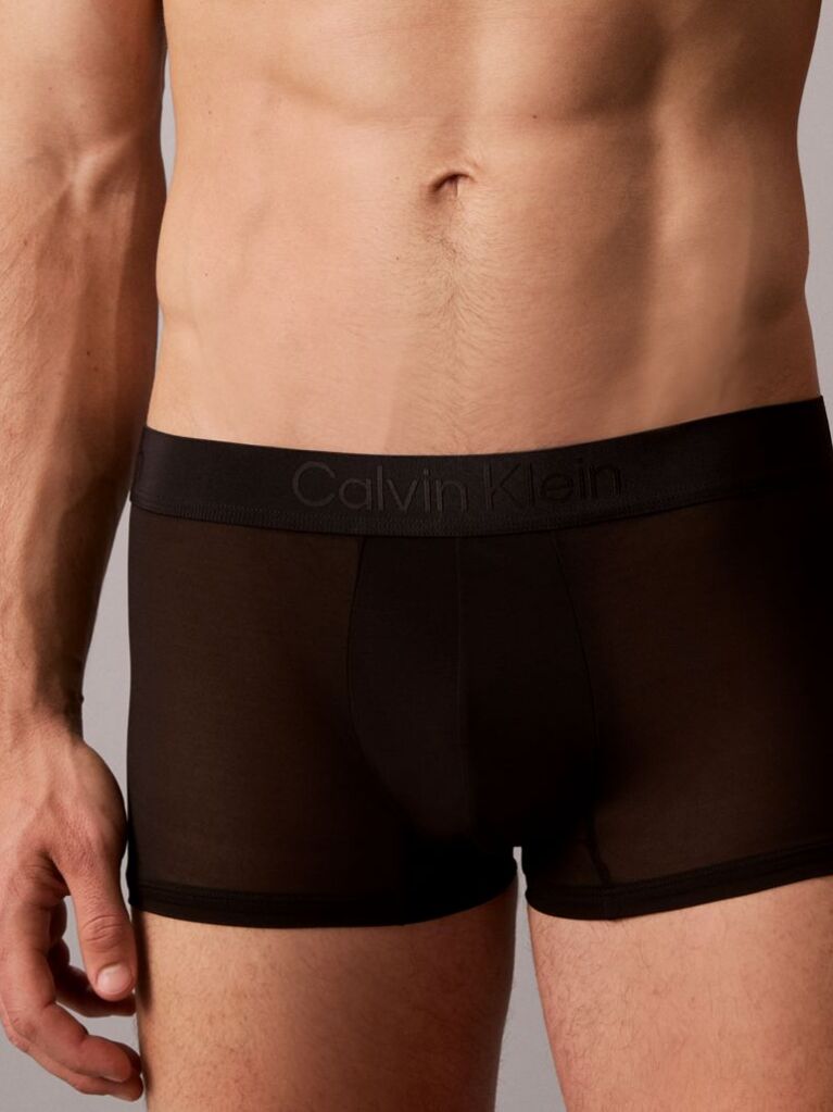 Black Trunks - CK Black Sheer Mesh  Men