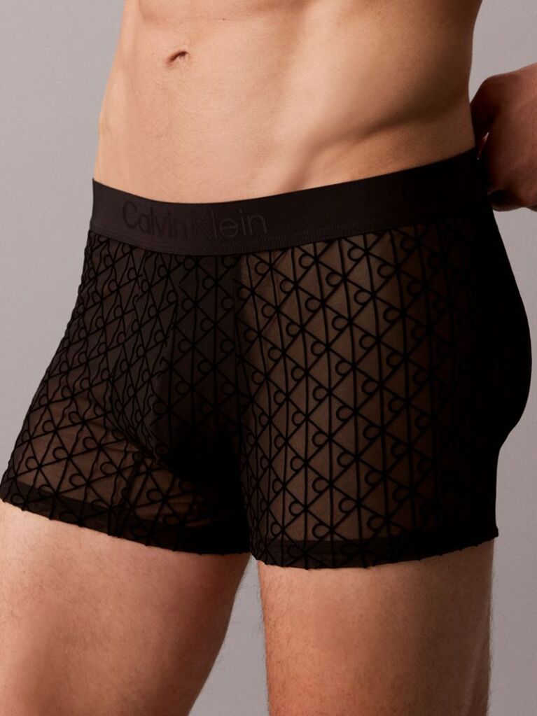 Μαύρο Μπόξερ Sheer Mesh - CK Black  Άνδρας