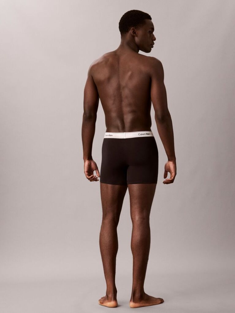 Μαύρο Σετ 3 Μπόξερ - Icon Cotton Stretch  Άνδρας