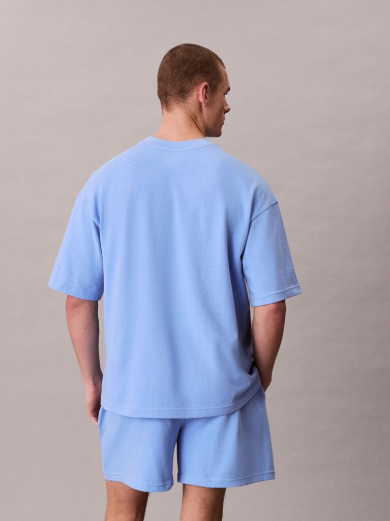 Blue Shorts Pyjama Set  Men