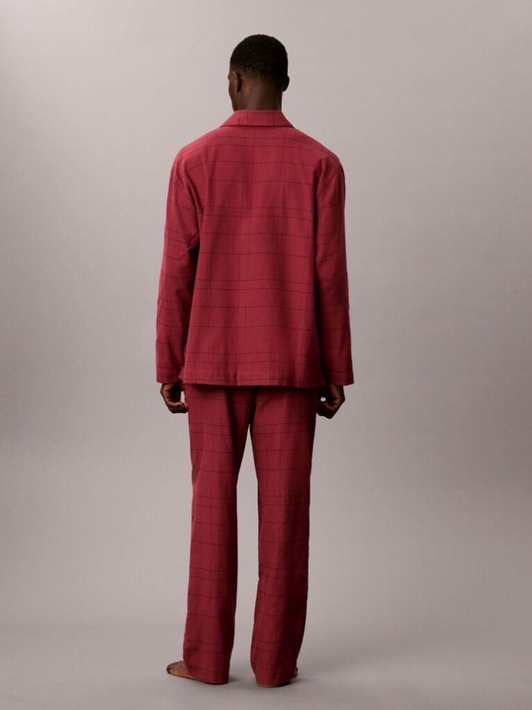 Red Flannel Pyjama Set  Men