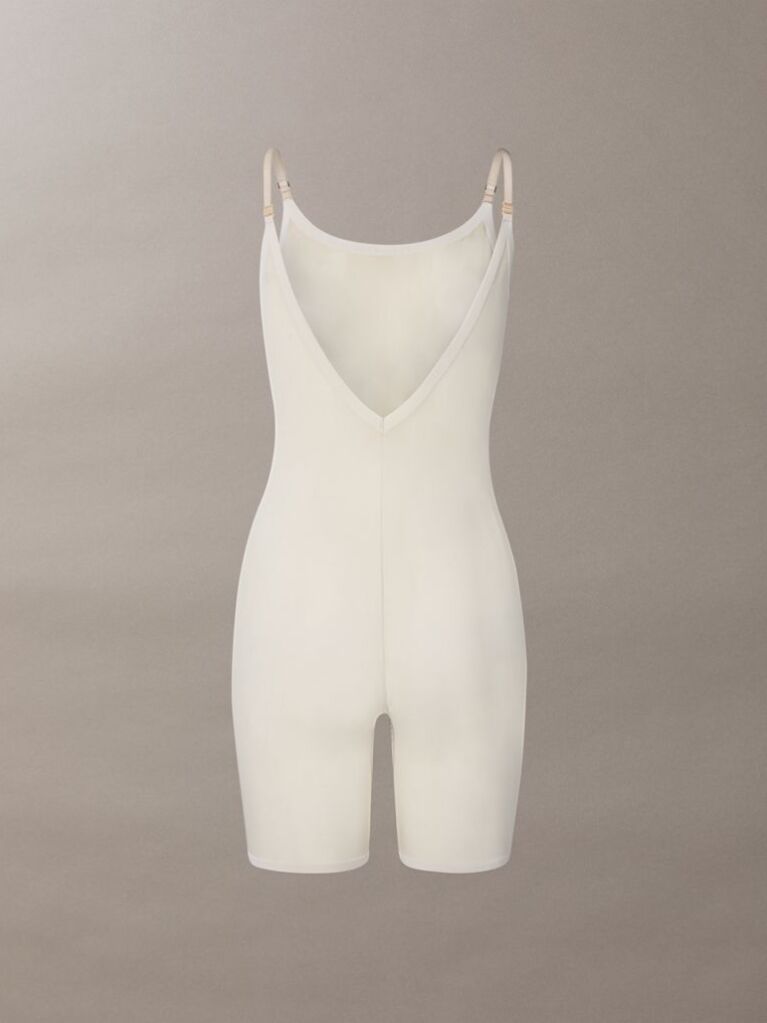 Μπεζ Κορμάκι Shapewear Μεσαίου Μήκους - Minimalist Mesh  Γυναίκα