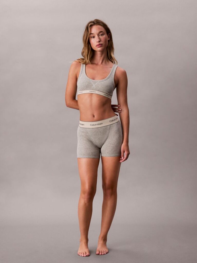 Grey Bralette - Heritage Cotton  Women