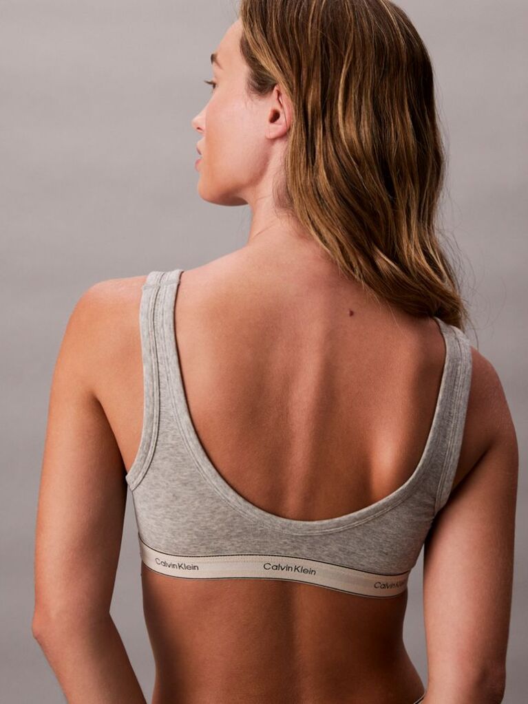 Grey Bralette - Heritage Cotton  Women