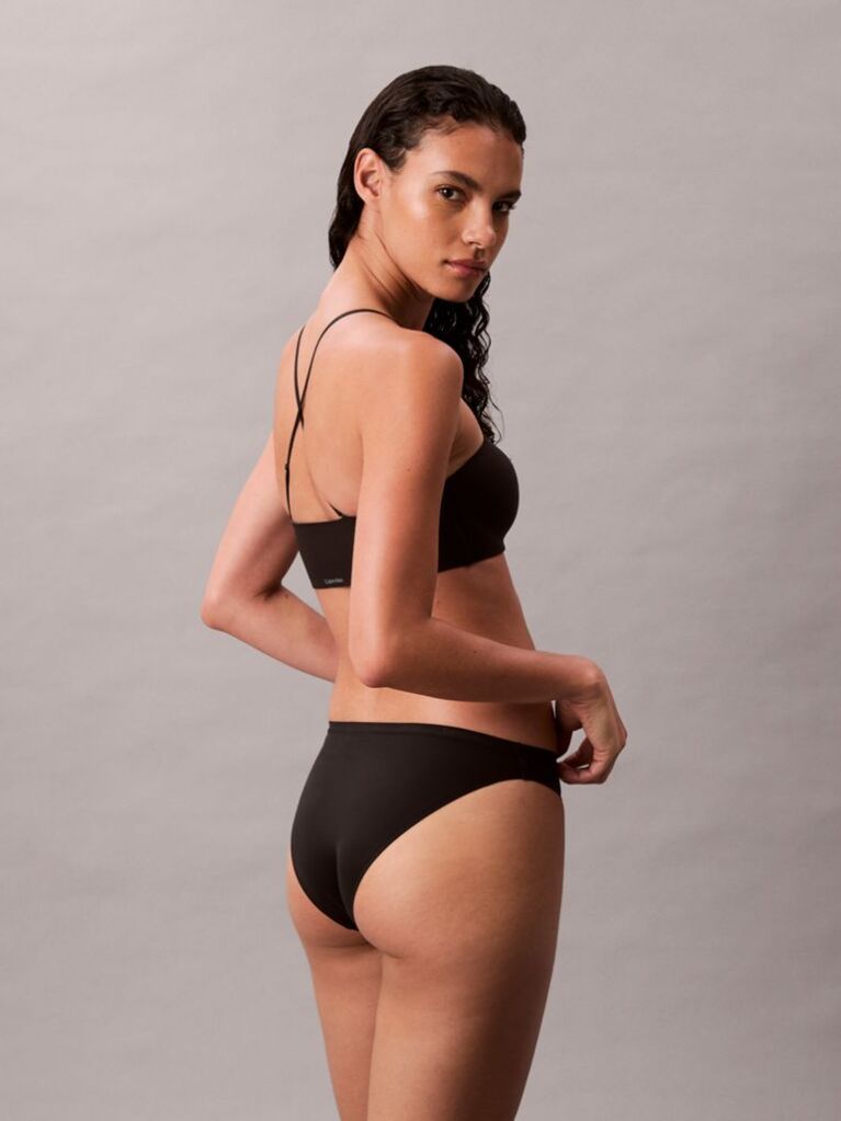 Black Strapless Bandeau Bra - Perfectly Fit  Women