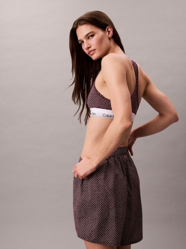 Κόκκινο Bralette Χωρίς Επένδυση - Icon Cotton Modal  Γυναίκα