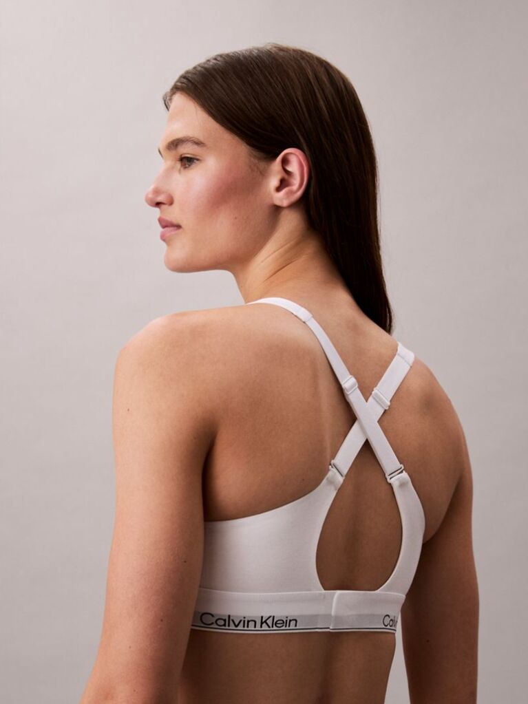 Λευκό Bralette Ανόρθωσης - Icon Cotton Modal  Γυναίκα