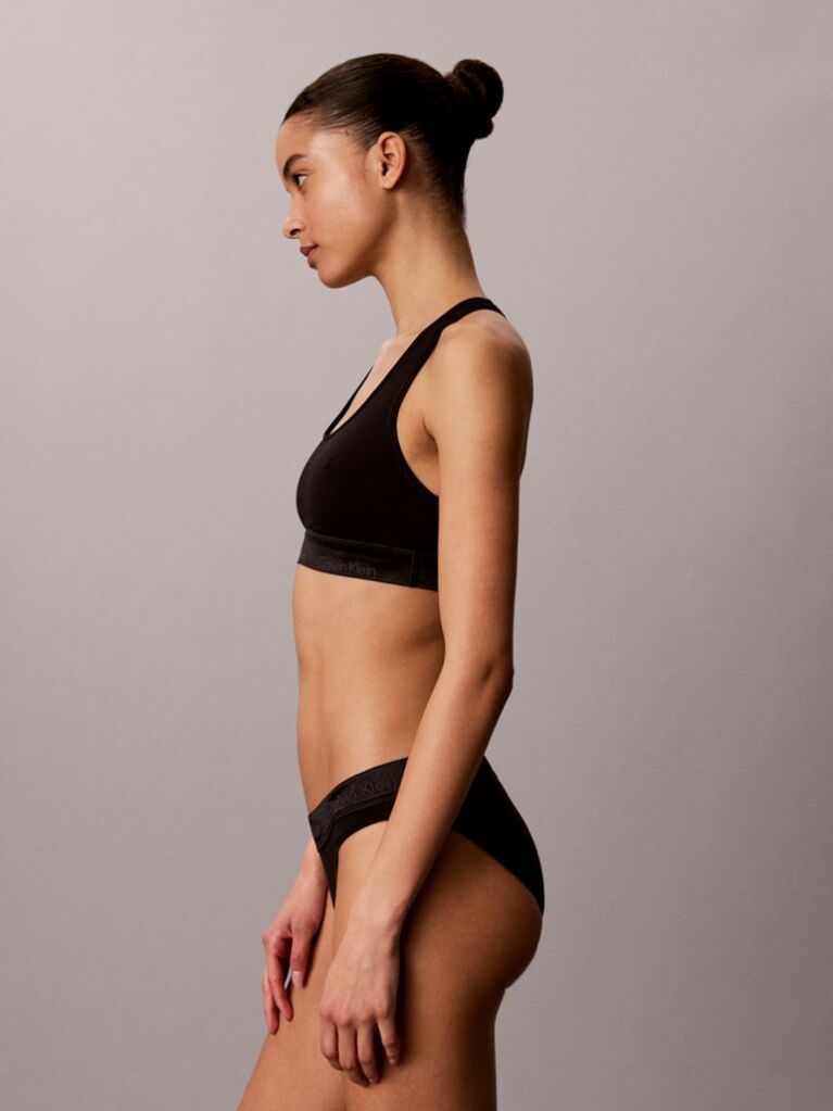 Μαύρο Bralette Χωρίς Ενίσχυση - Icon Cotton Modal  Γυναίκα