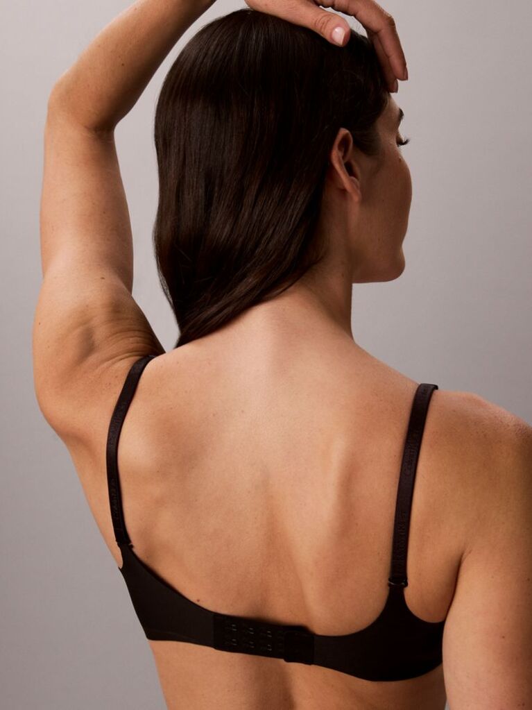 Black Custom Lift Demi Bra - Perfectly Fit  Women