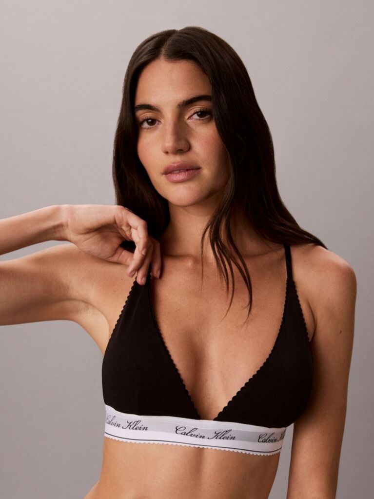 Μαύρο Σουτιέν Τρίγωνο - Icon Cotton Modal  Γυναίκα