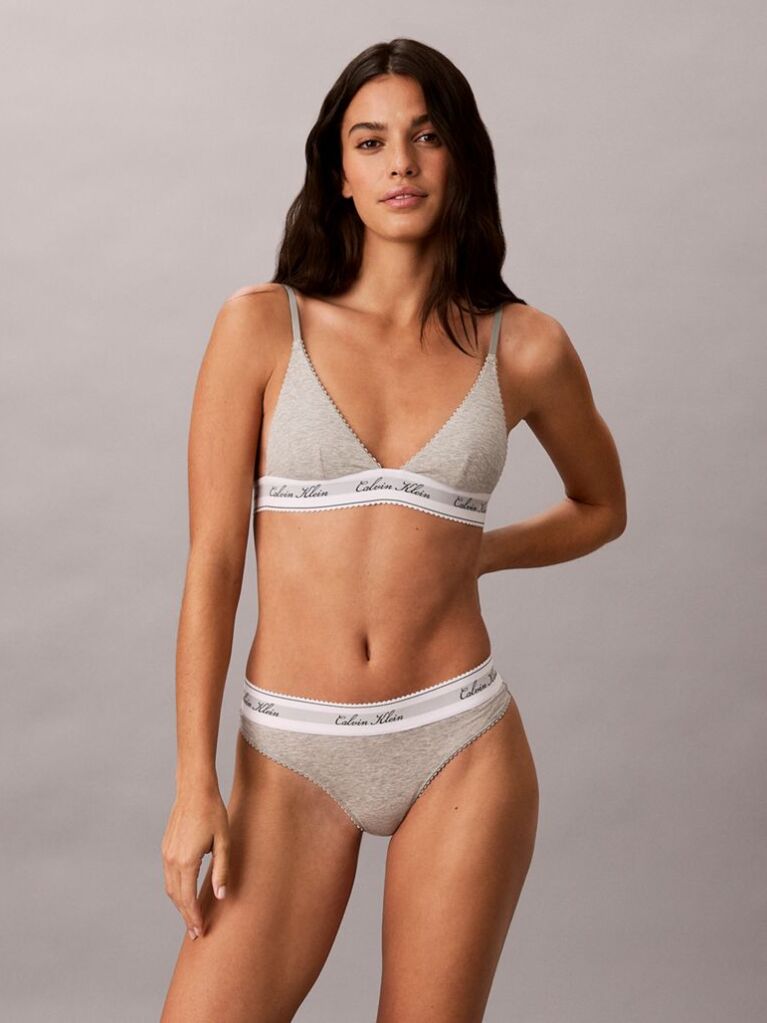 Γκρι Στρινγκ - Icon Cotton Modal  Γυναίκα