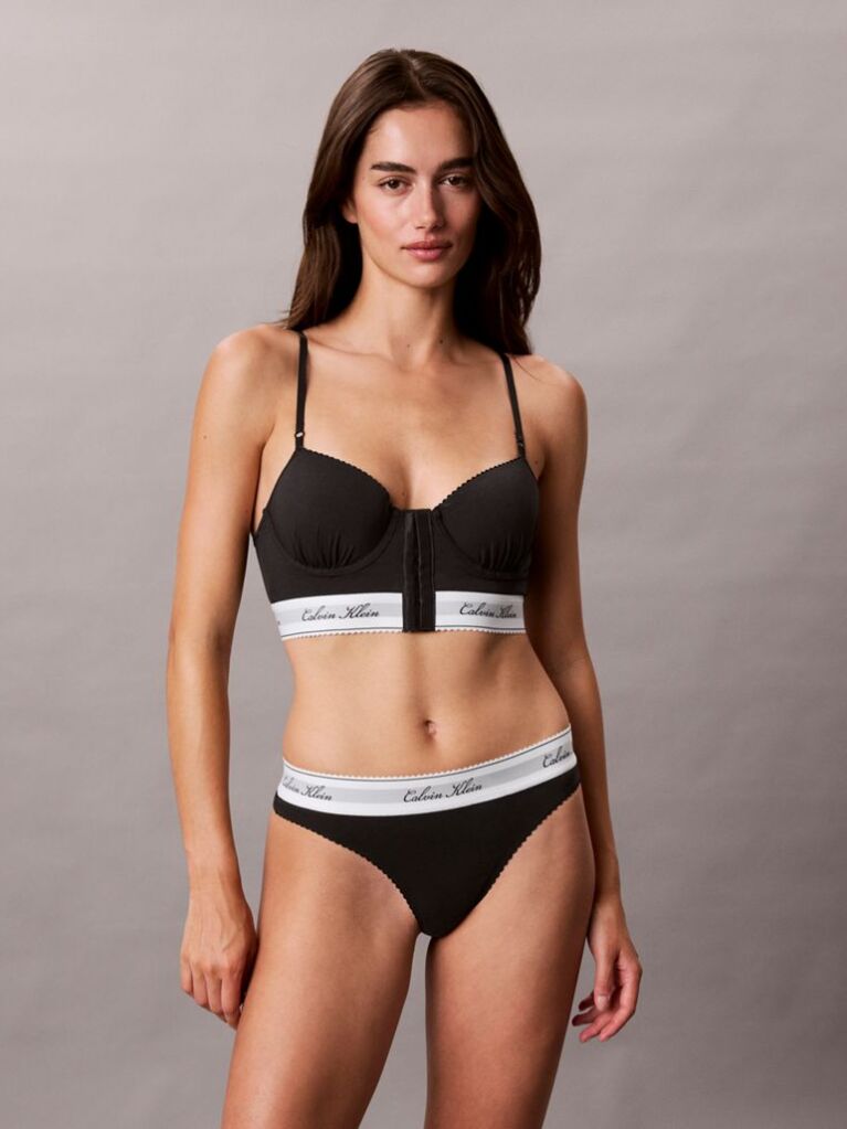 Μαύρο Στρινγκ - Icon Cotton Modal  Γυναίκα