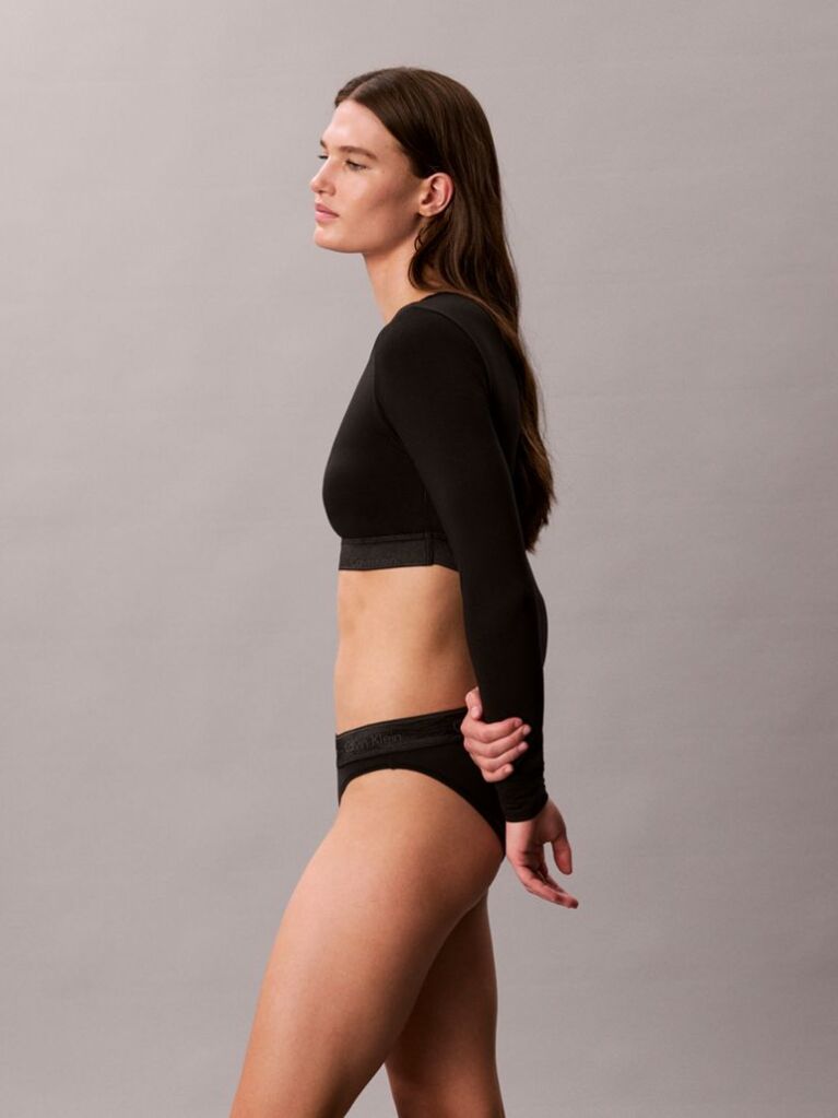 Μαύρο Μπουστάκι Bralette - Icon Cotton Modal Metallic  Γυναίκα