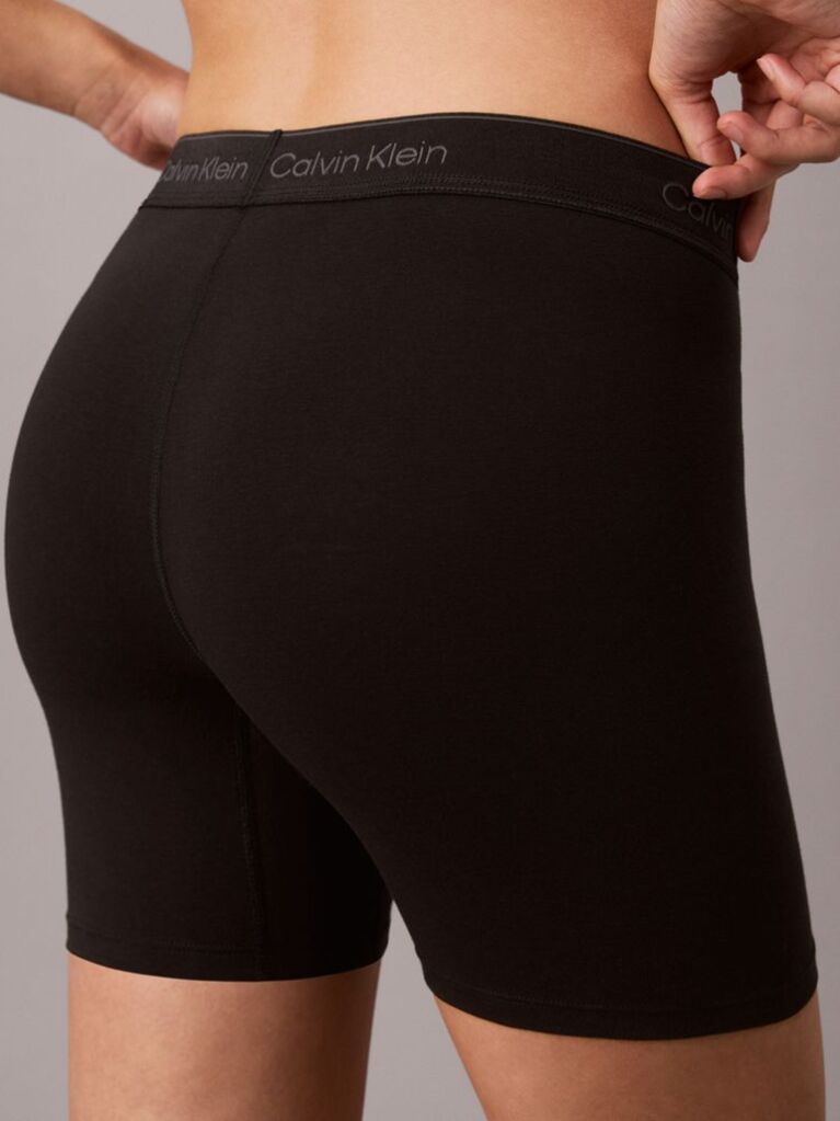 Μαύρο Εφαρμοστό Μπόξερ Σλιπ - Icon Cotton Modal Metallic  Γυναίκα
