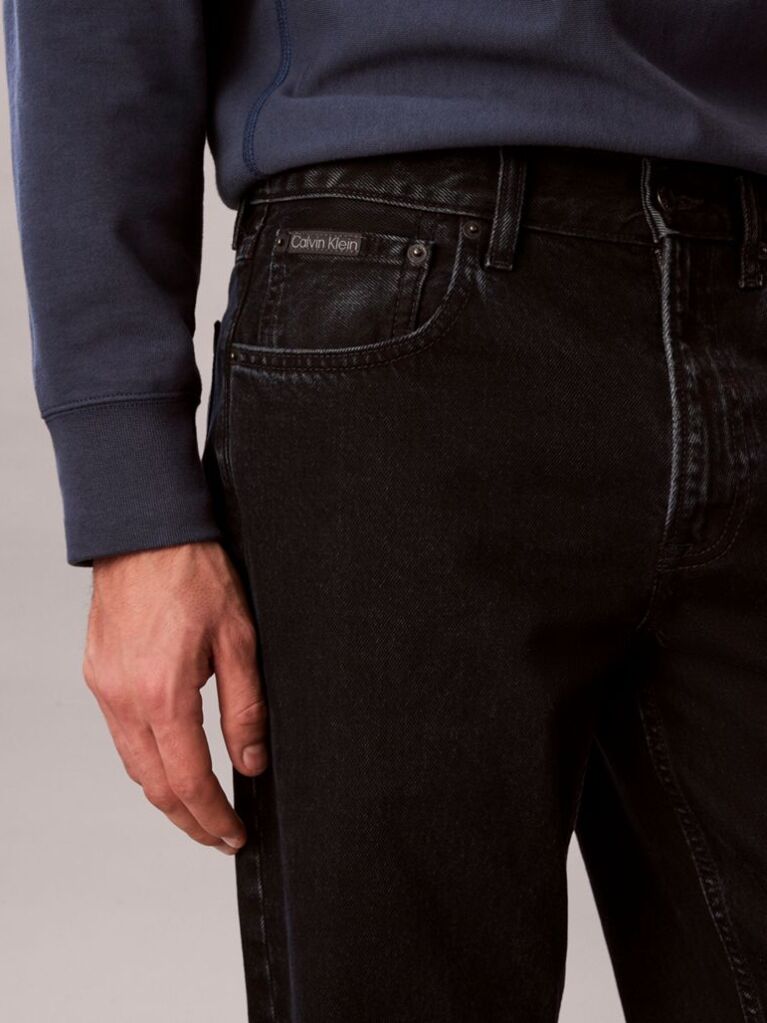 Blue 90s Straight Jeans  Men