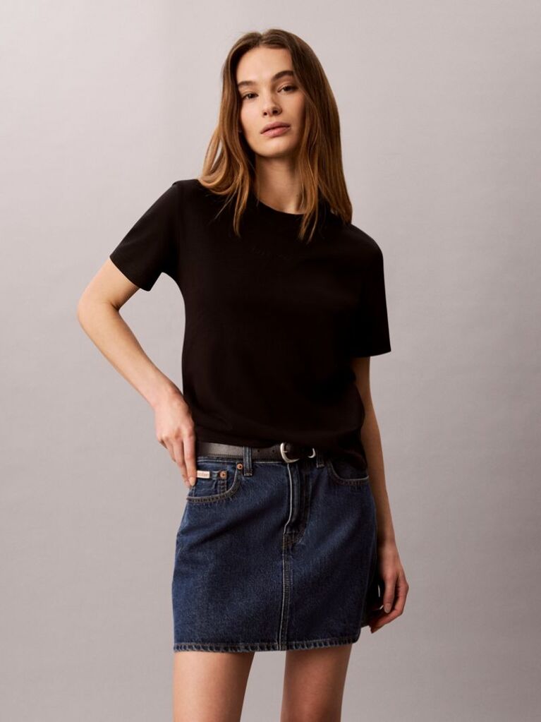 Black Short Sleeve T-Shirt  Women