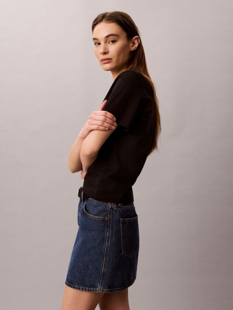 Black Short Sleeve T-Shirt  Women