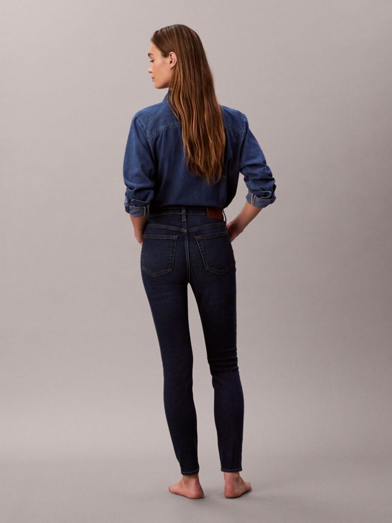 Denim Mid Rise Skinny Jeans  Women