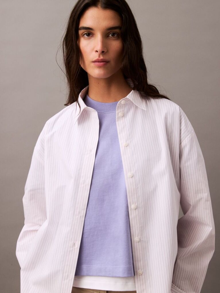 Μοβ Cropped T-shirt Με Λογότυπο  Γυναίκα