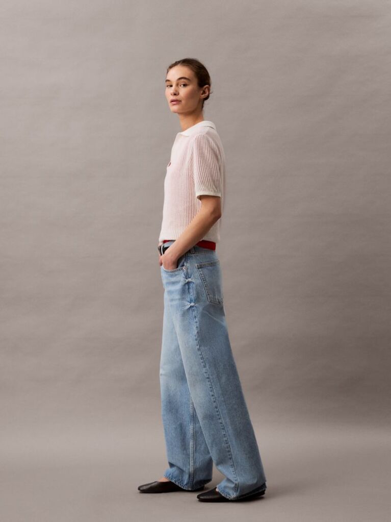 Denim Wide Leg Jeans  Women