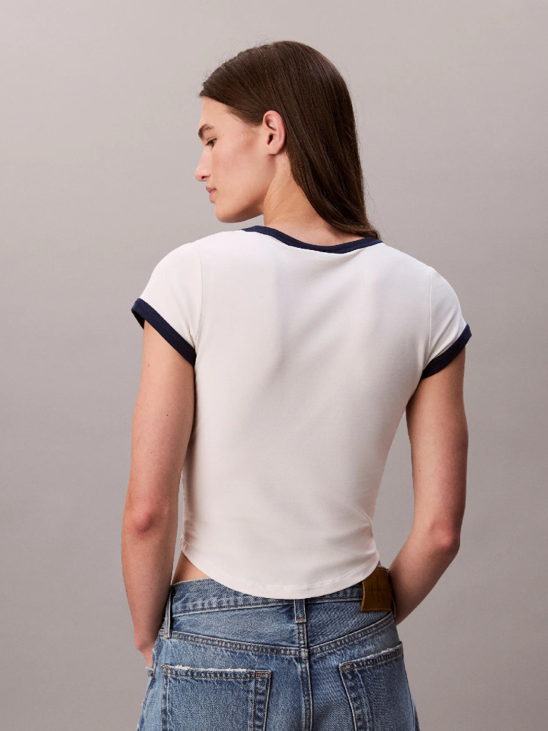 White Short Sleeve T-Shirt  Women