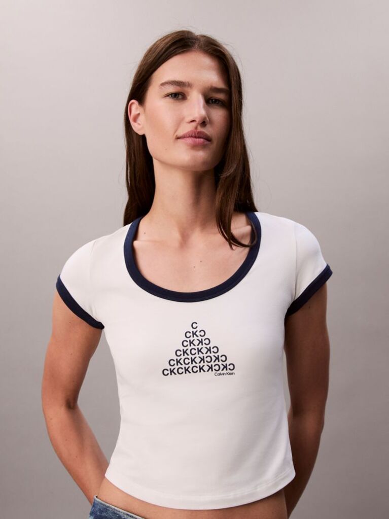 White Short Sleeve T-Shirt  Women