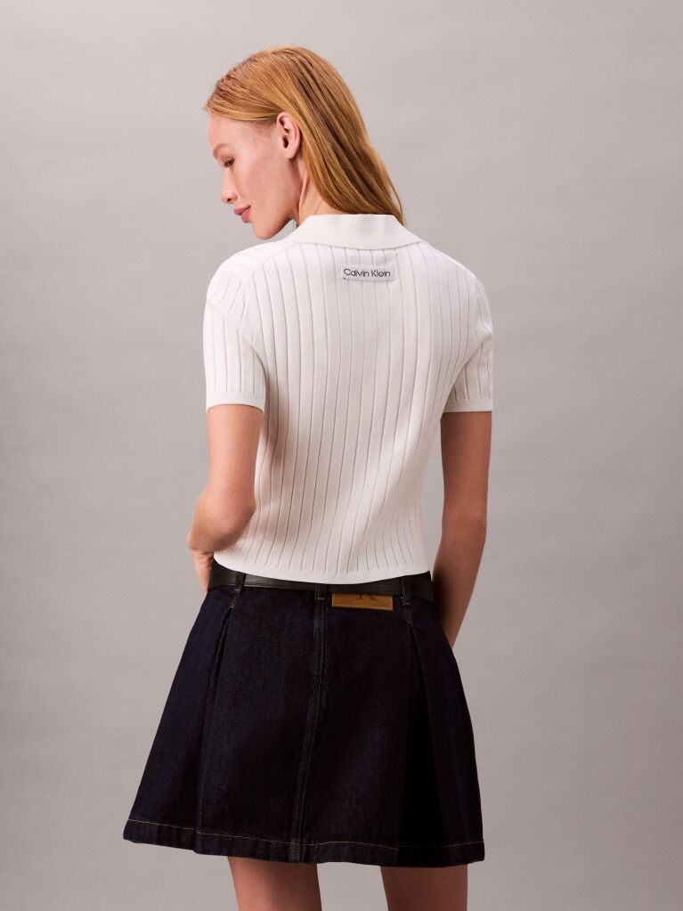 Denim Pleated Denim Skirt  Women