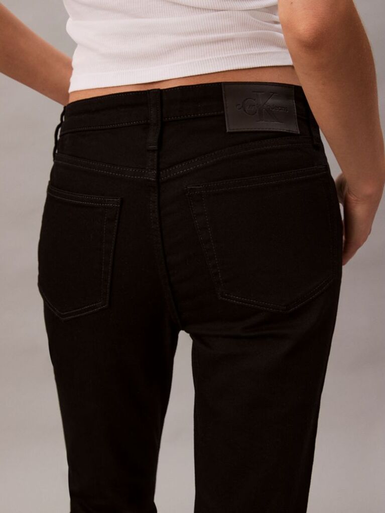 Black Mid Rise Skinny Jeans  Women