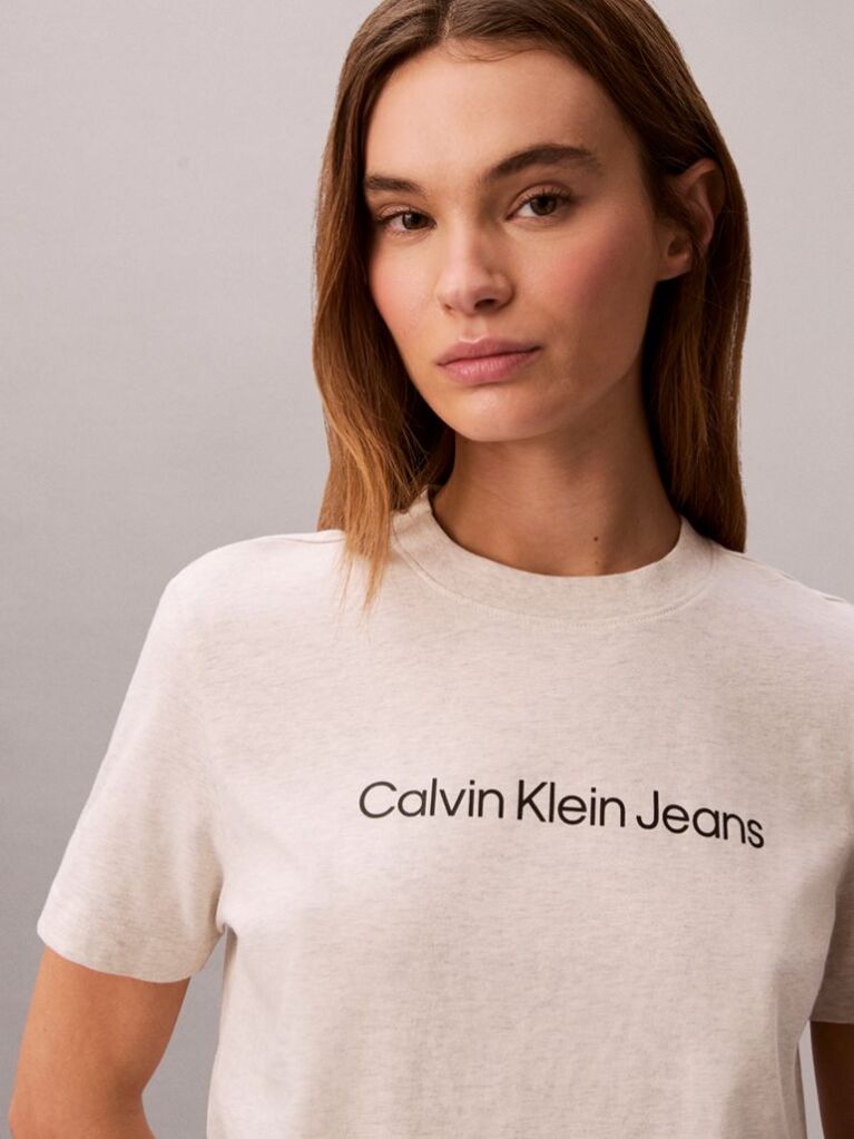 Beige Short Sleeve T-Shirt  Women