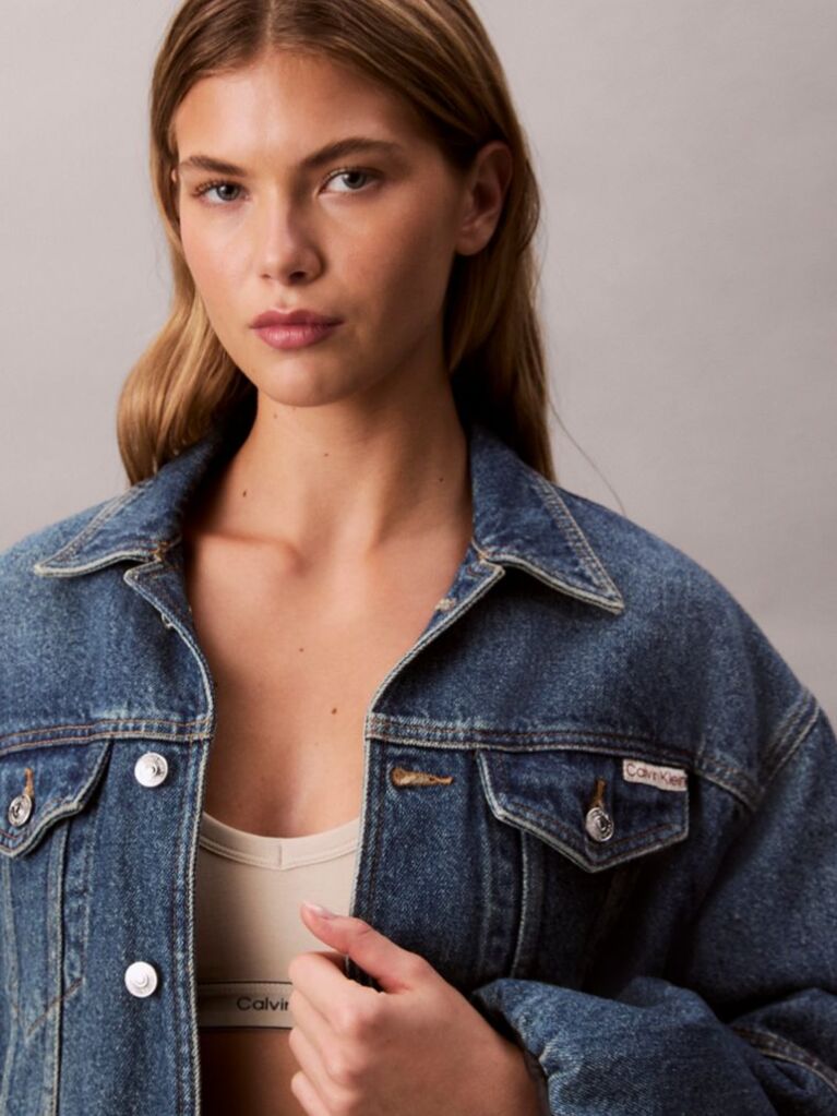 Denim Άνετο Denim Bubble Τζάκετ  Γυναίκα