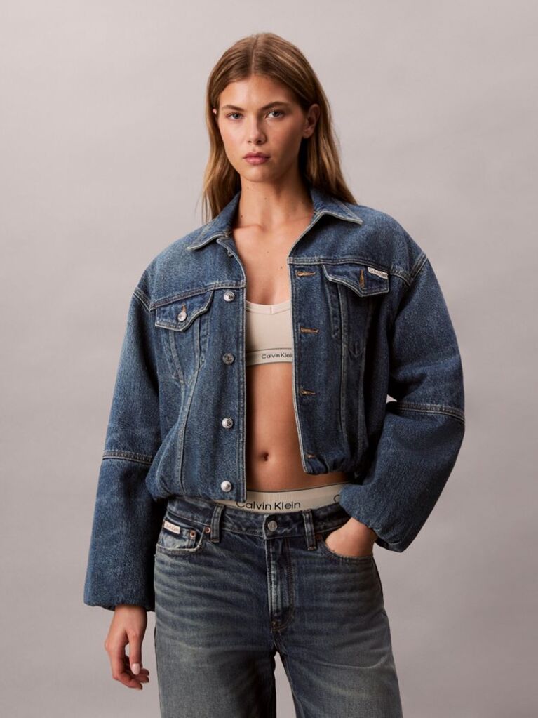 Denim Άνετο Denim Bubble Τζάκετ  Γυναίκα