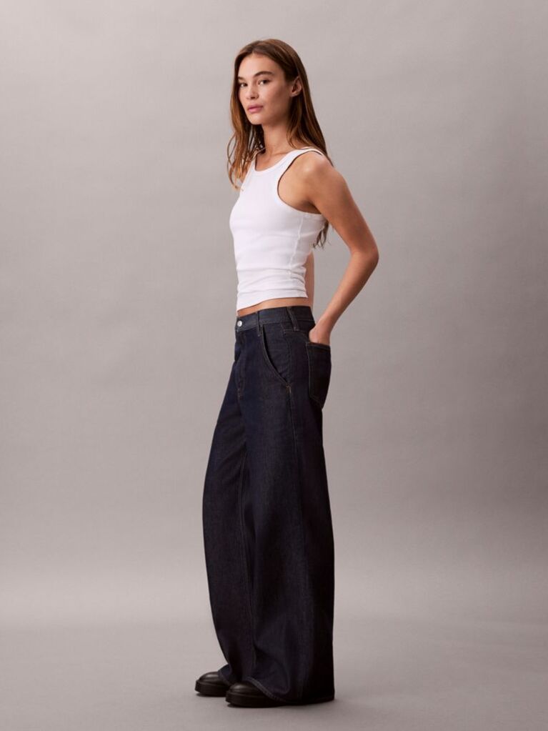 Denim Ultra High Rise Relaxed Jeans  Women