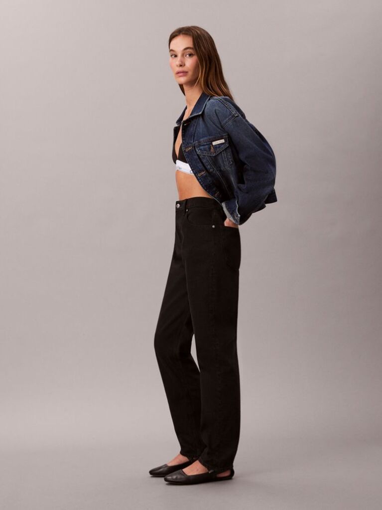Black Mom Jeans  Women