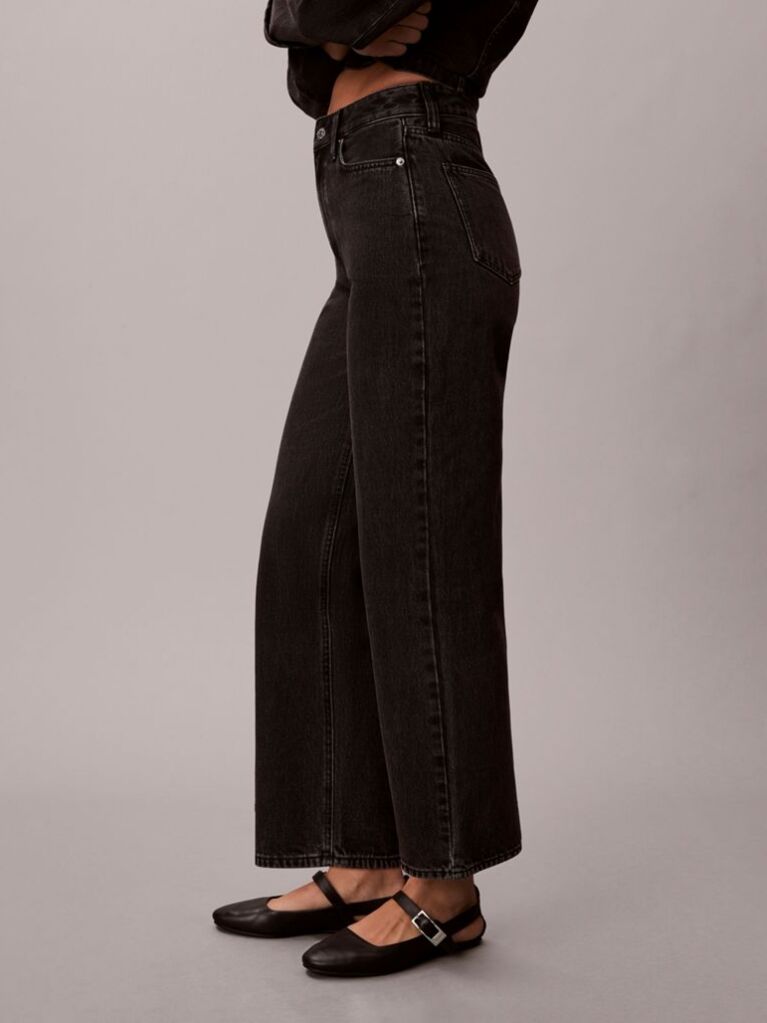 Black Barrel Fit Jeans  Women