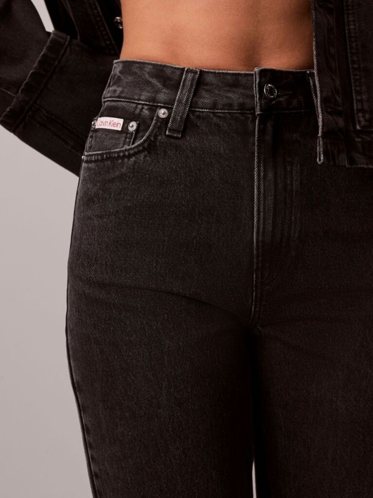 Black Barrel Fit Jeans  Women