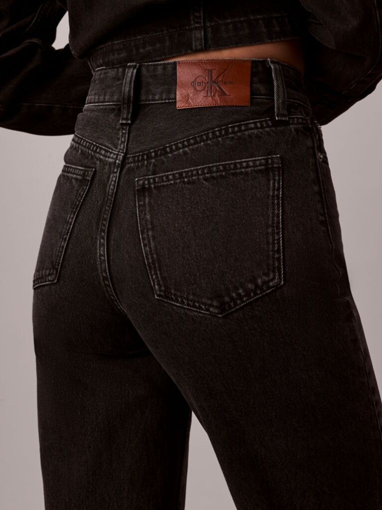 Black Barrel Fit Jeans  Women