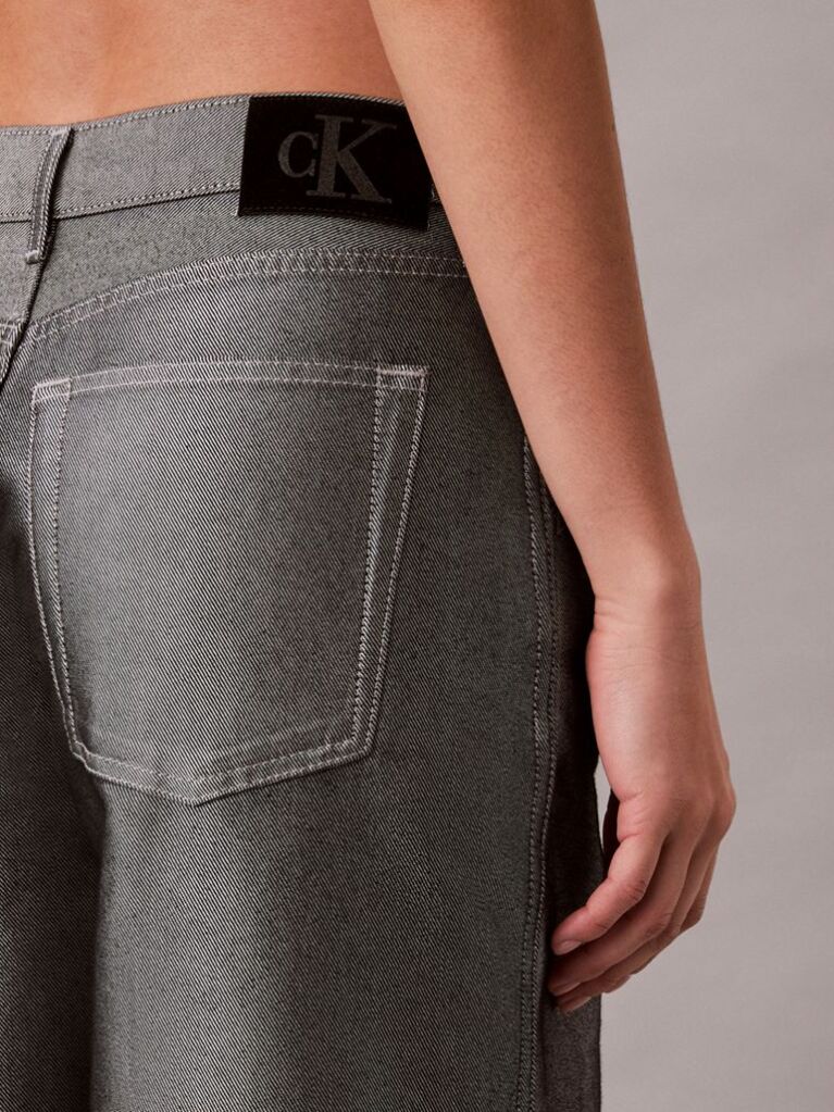Silver Relaxed Barrel Jeans  Women
