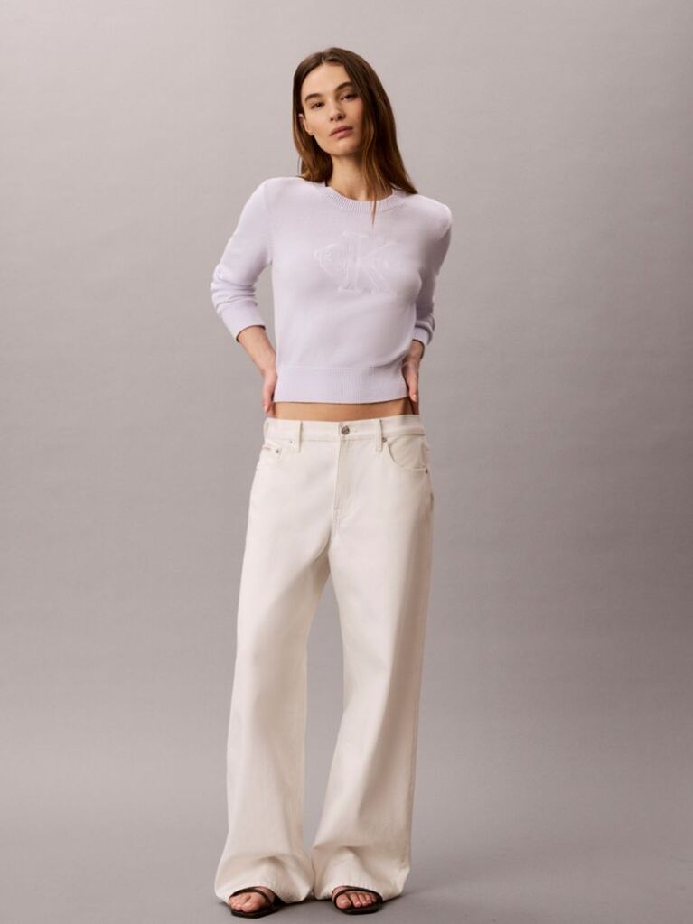 Purple Monologo Outline Jumper  Women