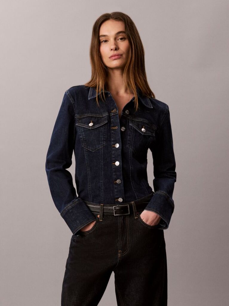 Denim Denim Πουκάμισο Με Κουμπιά Και Γραμμή Sculpt  Γυναίκα