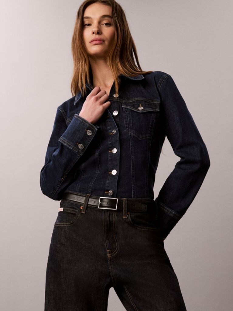 Denim Denim Πουκάμισο Με Κουμπιά Και Γραμμή Sculpt  Γυναίκα