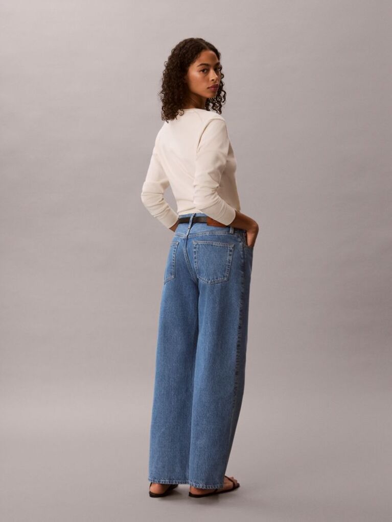 Denim Wide Leg Jeans  Women