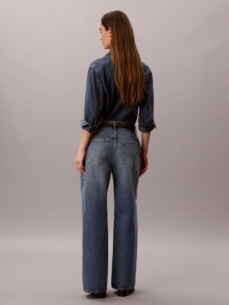 Denim Wide Leg Jeans  Women