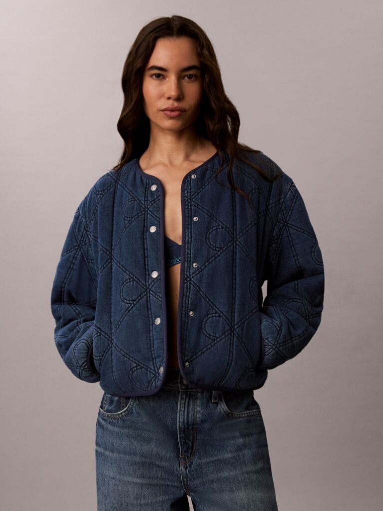Denim Καπιτονέ Denim Μπουφάν Με Επένδυση Liner  Γυναίκα